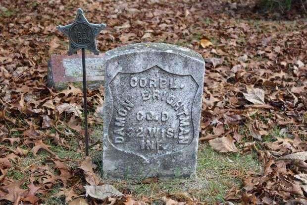 DAMON BRIGHTMAN MEMORIAL CEMETERY STONE