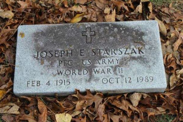 JOSEPH E STARSZAK MEMORIAL CEMETERY STONE