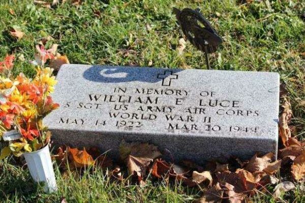 WILLIAM E LUCE MEMORIAL CEMETERY STONE