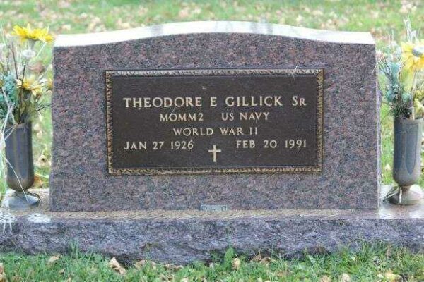 THEODORE E GILLICK SR MEMORIAL CEMETERY STONE
