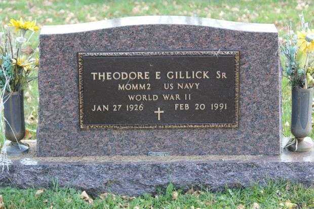 THEODORE E GILLICK SR MEMORIAL CEMETERY STONE