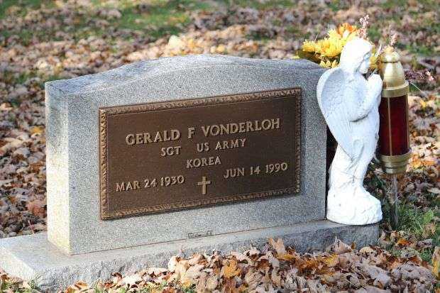 GERALD F VONDERLOH MEMORIAL CEMETERY STONE
