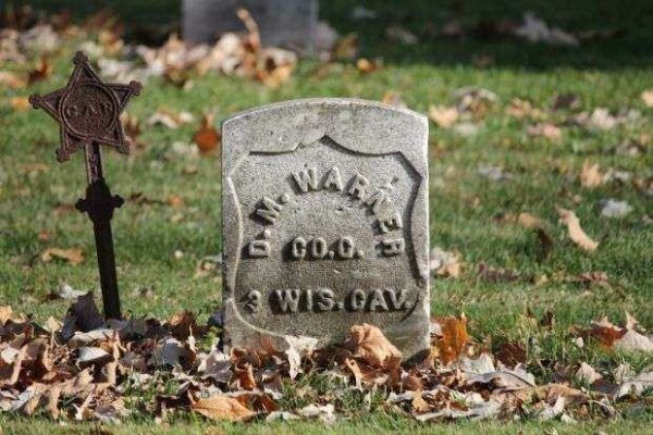 D.M. WARNER MEMORIAL CEMETERY STONE