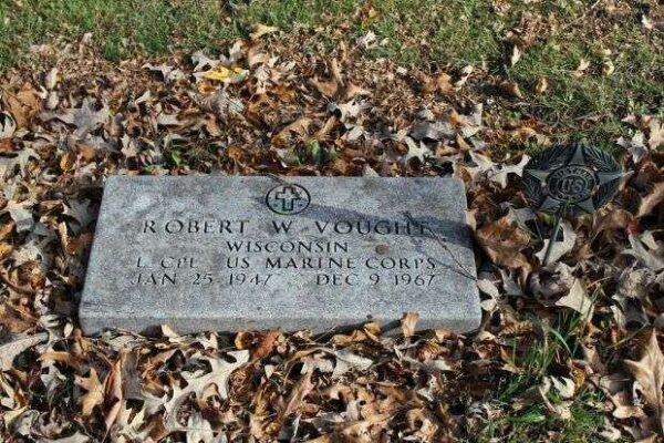 ROBERT W VOUGHT MEMORIAL CEMETERY STONE