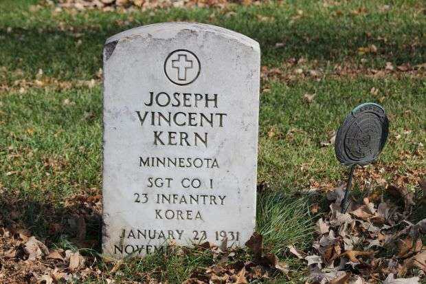 JOSEPH VINCENT KERN MEMORIAL CEMETERY STONE