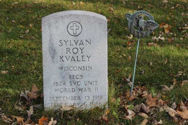 SYLVAN ROY KVALEY MEMORIAL CEMETERY STONE