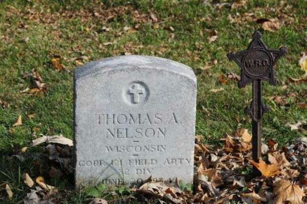 THOMAS A NELSON MEMORIAL CEMETERY STONE