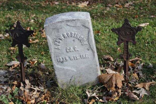AHD’W ROBINSON MEMORIAL CEMETERY STONE