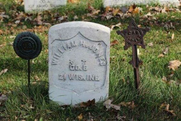 WILLIAM H. JONES MEMORIAL CEMETERY STONE