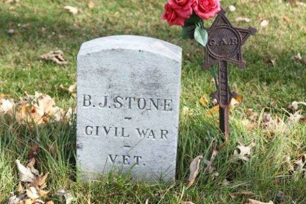 B.J. STONE MEMORIAL CEMETERY STONE