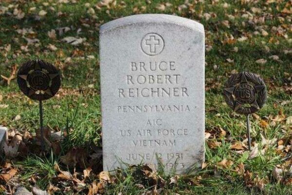 BRUCE ROBERT REICHNER MEMORIAL CEMETERY STONE