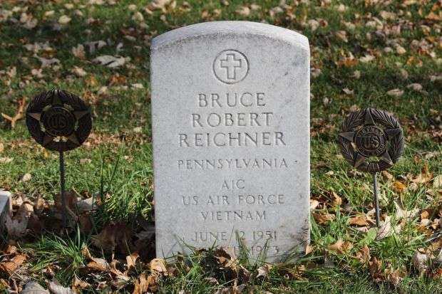 BRUCE ROBERT REICHNER MEMORIAL CEMETERY STONE