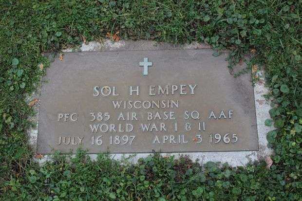 SOL H EMPEY MEMORIAL CEMETERY STONE