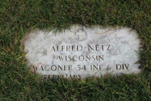 ALFRED NETZ MEMORIAL CEMETERY STONE