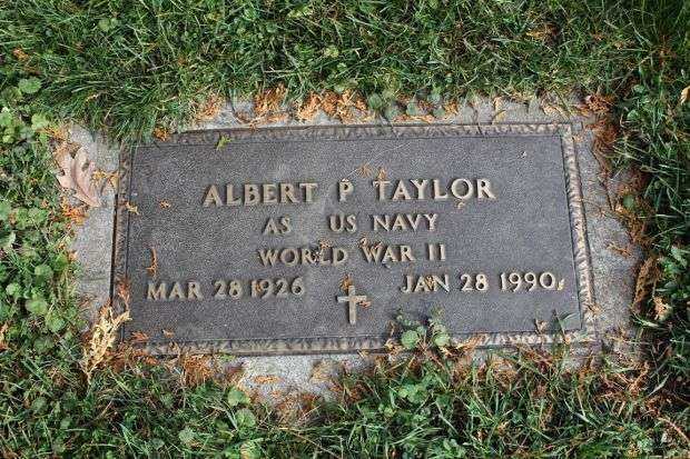 ALBERT P TAYLOR MEMORIAL CEMETERY STONE