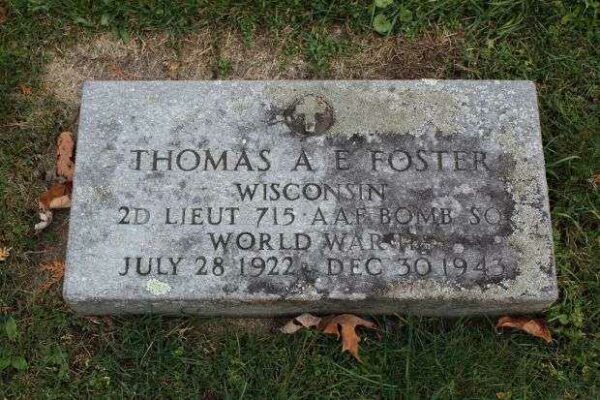 THOMAS A E FOSTER MEMORIAL CEMETERY STONE