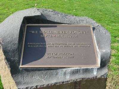 STOCKTON SEPTEMBER 11, 2001 MEMORIAL