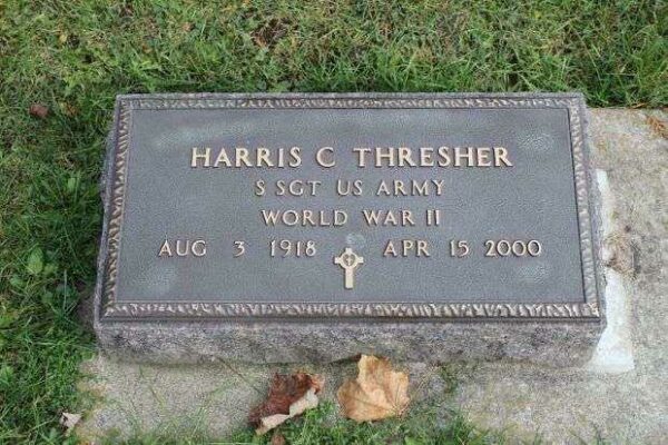 HARRIS C THRESHER MEMORIAL CEMETERY STONE