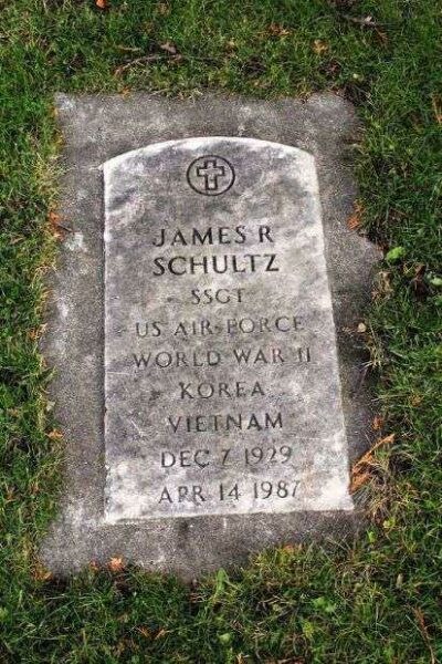 JAMES R SCHULTZ MEMORIAL CEMETERY STONE