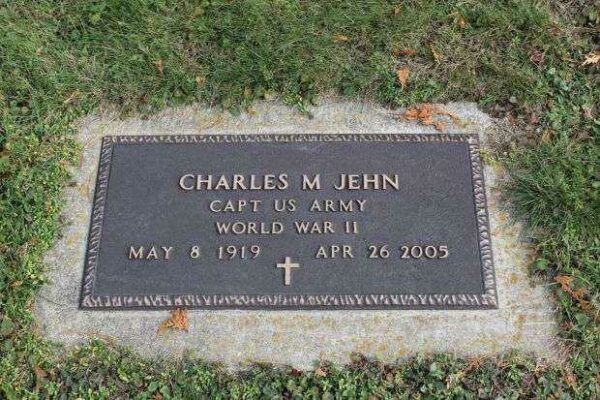 CHARLES M JEHN MEMORIAL CEMETERY STONE