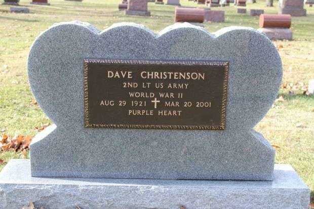 DAVE CHRISTENSON MEMORIAL CEMETERY STONE