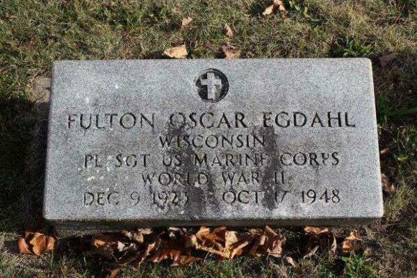 FULTON OSCAR EGDAHL MEMORIAL CEMETERY STONE