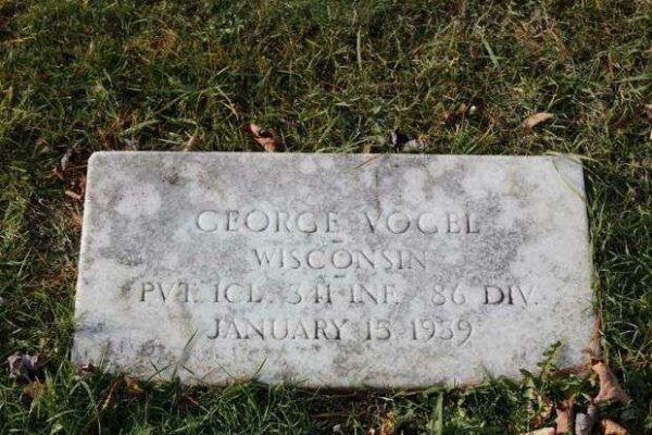 GEORGE VOGEL MEMORIAL CEMETERY STONE