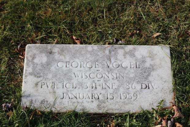 GEORGE VOGEL MEMORIAL CEMETERY STONE