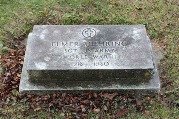 ELMER SUEHRING MEMORIAL CEMETERY STONE