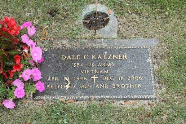 DALE C KATZNER MEMORIAL CEMETERY STONE