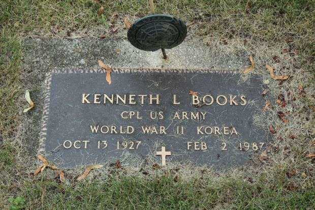 KENNETH L BROOKS MEMORIAL CEMETERY STONE