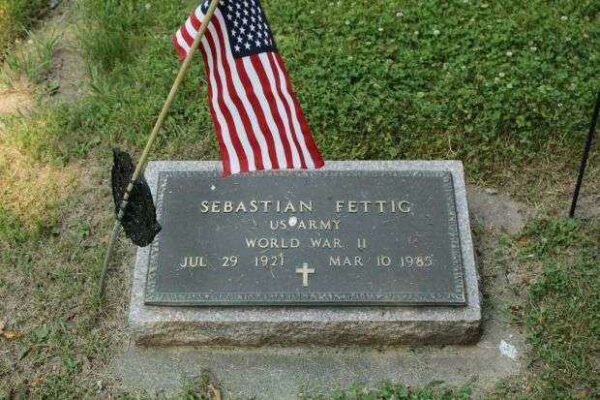 SBASTIAN FETTIG MEMORIAL CEMETERY STONE