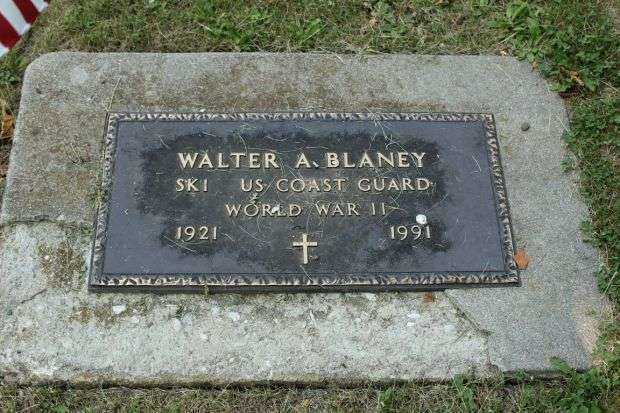 WALTER A BLANEY MEMORIAL CEMETERY STONE