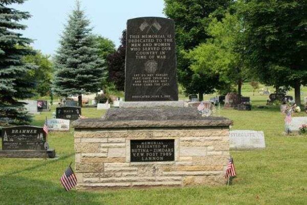 V.F.W. POST 7989 WAR VETERANS MEMORIAL