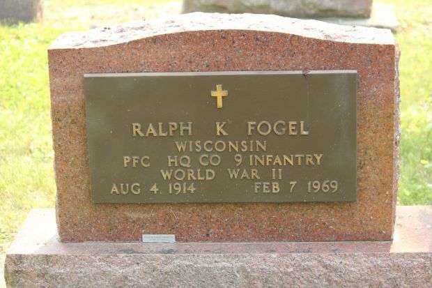 RALPH K FOGEL MEMORIAL CEMETERY STONE