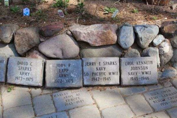 VFW POST 8400 VETERANS MEMORIAL PAVING STONES D