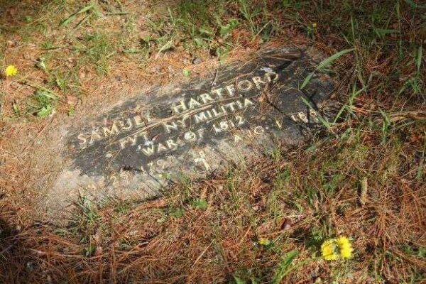 PVT SAMUEL HARTFORD MEMORIAL CEMETERY STONE