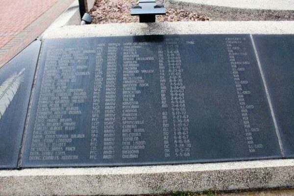NATIONAL NATIVE AMERICAN VIETNAM VETERANS MEMORIAL PLAQUE B
