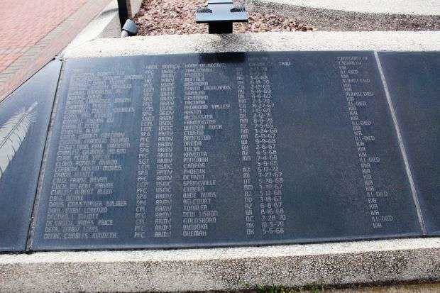 NATIONAL NATIVE AMERICAN VIETNAM VETERANS MEMORIAL PLAQUE B