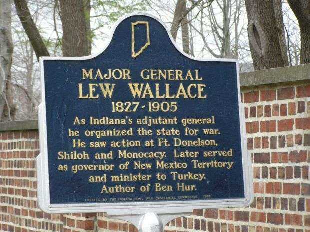 MAJOR GENERAL LEW WALLACE WAR MEMORIAL MARKER