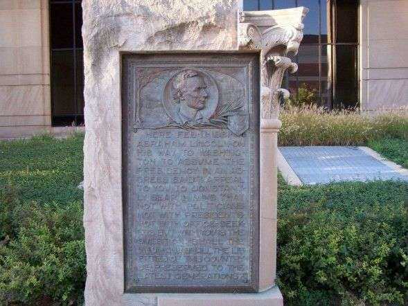 ABRAHAM LINCOLN SPEECH OF 1861 MEMORIAL