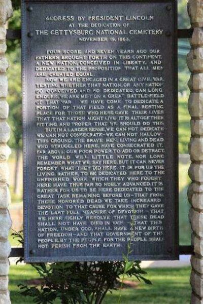 GEORGE C. DRAKE POST NO. 233 G.A.R. LINCOLN’S GETTYSBURG ADDRESS II