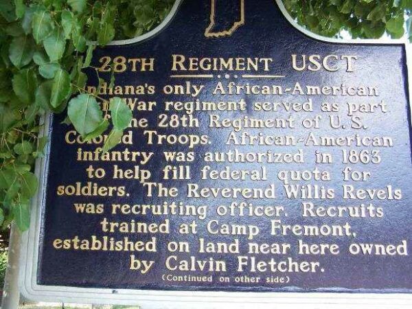 28TH REGIMENT USCT WAR MEMORIAL MARKER