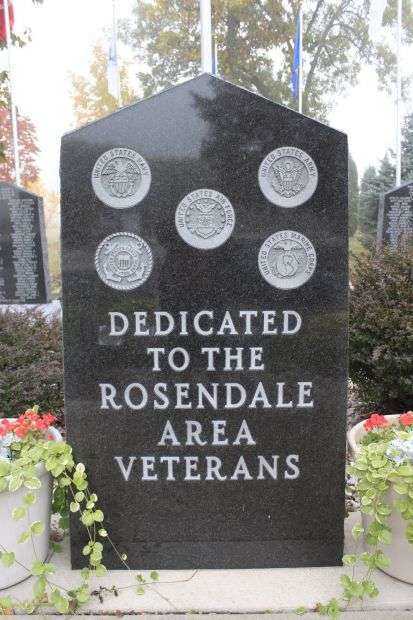 ROSENDALE AREA VETERANS MEMORIAL DEDICATION STONE