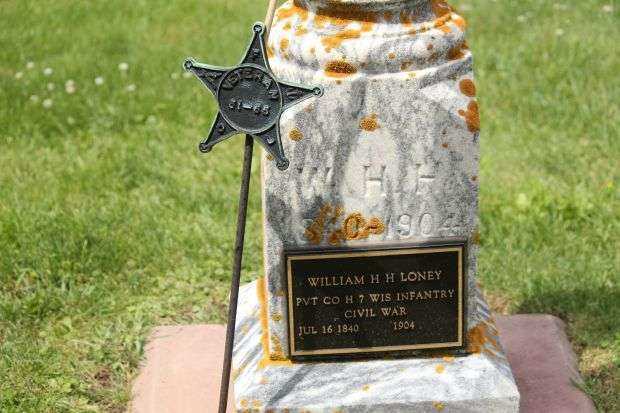 WILLIAM H H LONEY MEMORIAL CEMETERY STONE