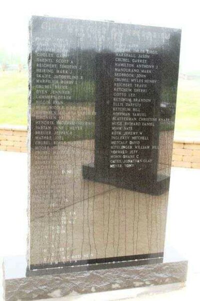 BLOOMINGTON VETERANS MEMORIAL STONE C