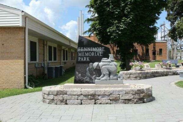 FENNIMORE MEMORIAL PARK ENTRANCE STONE