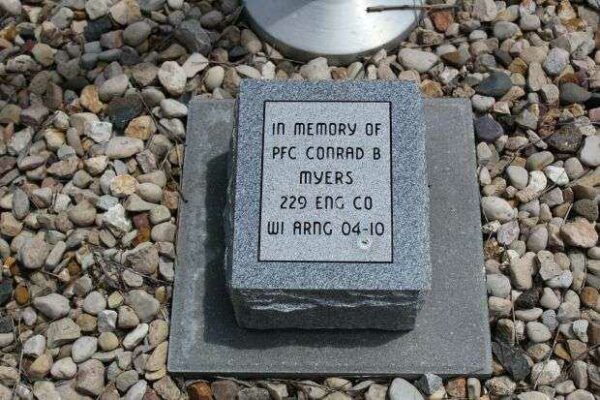 PFC CONRAD B MYERS MEMORIAL PAVER