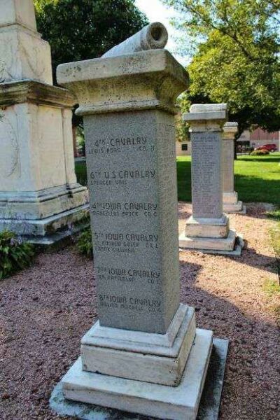 THE FIRST CIVIL WAR MONUMENT HONOR ROLL PEDESTAL F
