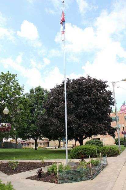 LANCASTER VETERANS FLAGPOLE MEMORIAL
